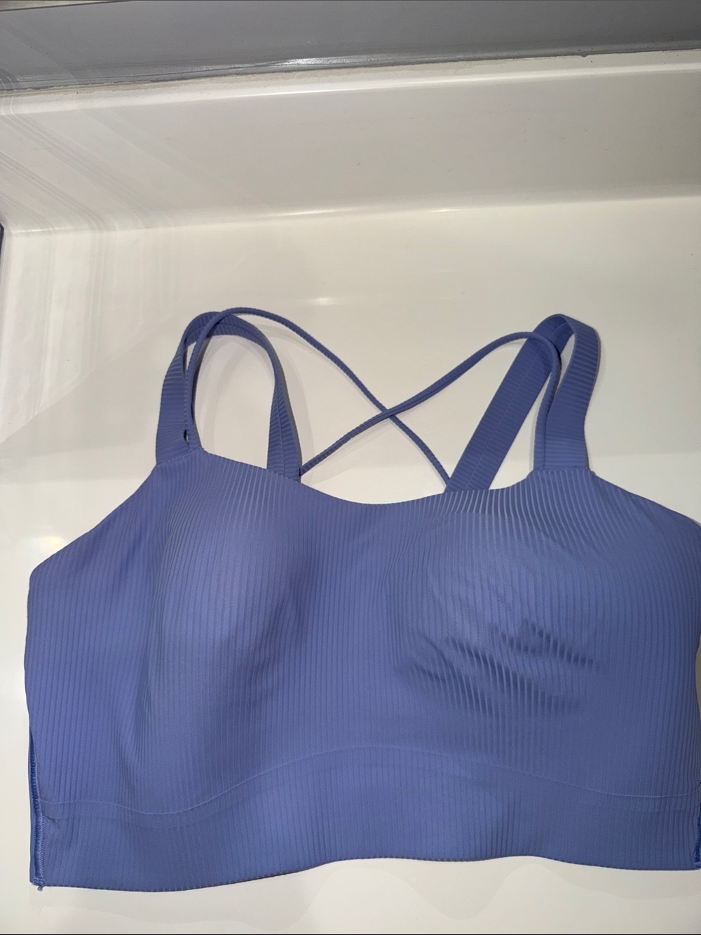 Lululemon Like A Cloud ribbed bra-light support D/DD 12 dusty lilac